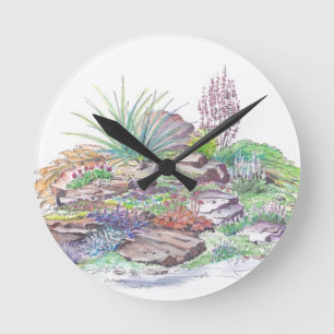 Horloge Ronde Aménagement alpin de jardin