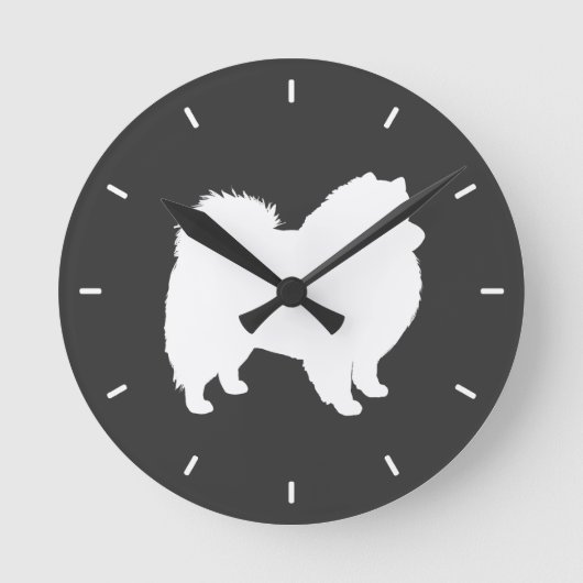 Horloge Ronde American Eskimo Dog (Recto)