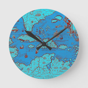 Horloge Ronde Amérique centrale ("America Occidentalis")