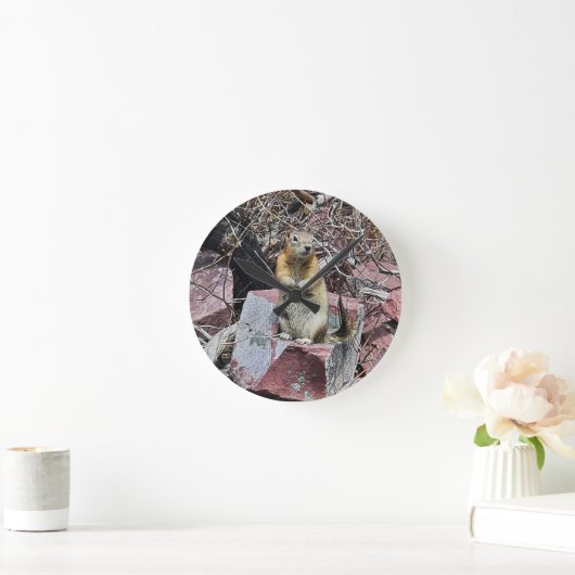 Horloge Ronde Amical Chipmunk (Maison)