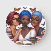 Horloge Ronde Amitié et mots (Recto)