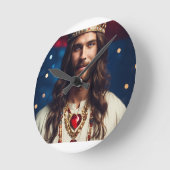 HORLOGE RONDE AMOUR (Angle)