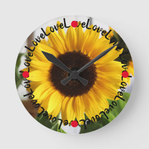 Horloge Ronde Amour