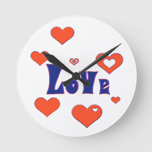 Horloge Ronde Amour