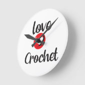 Horloge Ronde amour 2 crochet (Angle)