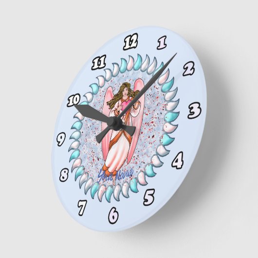 Horloge Ronde Amour Angel (Angle)