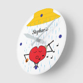 Horloge Ronde Amour de douche (Angle)