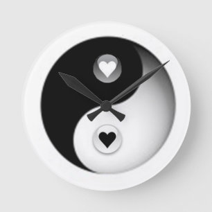 Horloge Ronde Amour et Paix