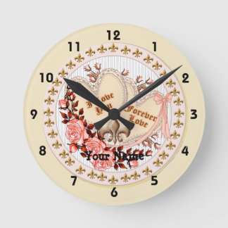 Horloge Ronde Amour Éternel