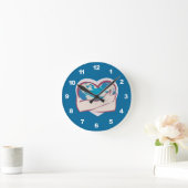 Horloge Ronde Amour Mère Terre (Maison)