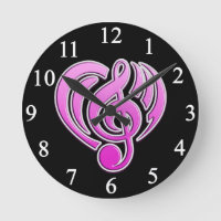 Amour Musical Vibrations Rose Musique Note DJ