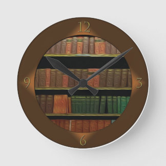 Horloge Ronde Amoureux des livres