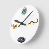 Horloge Ronde AmphibiaWeb Clock (Angle)