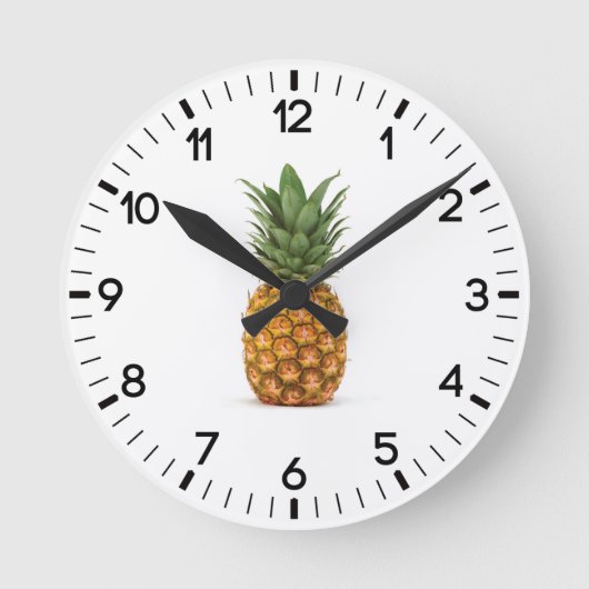 Horloge Ronde Ananas (Recto)