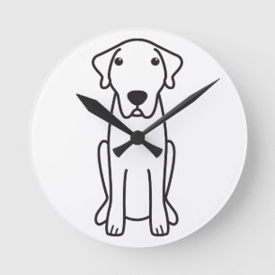 Horloge Ronde Anatolian Shepherd Dog Cartoon