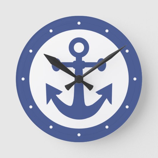 Horloge Ronde Anchor de wall clocks (Recto)