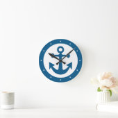 Horloge Ronde Anchor de wall clocks (Maison)