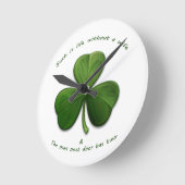 Horloge Ronde Ancien chant irlandais (Angle)