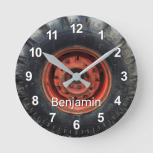 Horloge Ronde Ancien tracteur