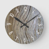 Horloge Ronde Ancienne écorce de cyprès incurvée Faux (Recto)