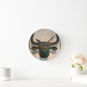 Horloge Ronde Ancient Bull (Maison)