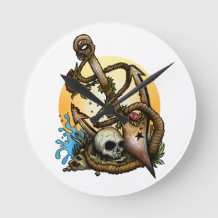 Horloge Ronde Ancré