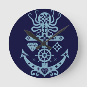 Horloge Ronde Ancré