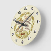 Horloge Ronde Ange ami (Angle)
