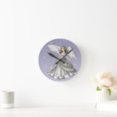 Horloge Ronde Ange de neige (Maison)