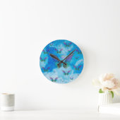 Horloge Ronde Ange des ailes et nuages (Maison)