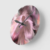 Horloge Ronde Ange du cancer du sein (Angle)