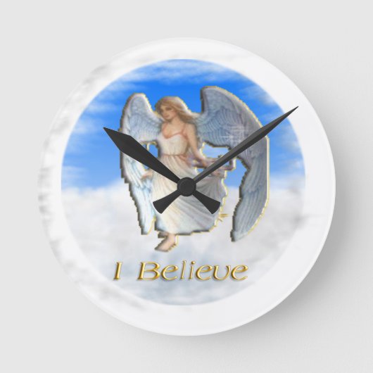 Horloge Ronde Anges (Recto)