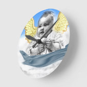 Horloge Ronde Anges (Angle)
