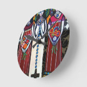 Horloge Ronde Anges mexicains (Angle)