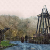 HORLOGE RONDE ANGLETERRE VICTORIENNE