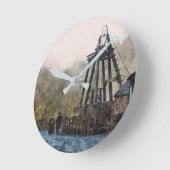 HORLOGE RONDE ANGLETERRE VICTORIENNE (Angle)