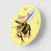 Horloge Ronde Angry Bee Thunder_Cove (Angle)