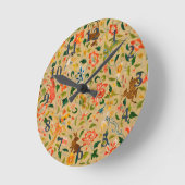 Horloge Ronde Animal Antique Cheval Oiseau Deer Rabbit (Angle)