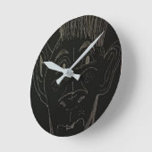 Horloge Ronde Animated Cartoon (Angle)
