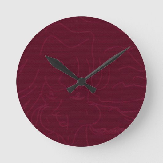 Horloge Ronde Animation ombreuse (Recto)