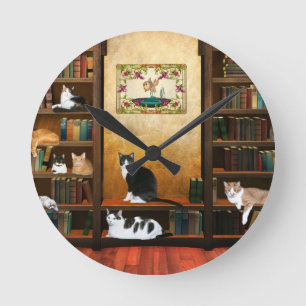 Horloge Ronde Animaux familiers de professeurs