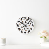 Horloge Ronde Animaux sauvages (Maison)