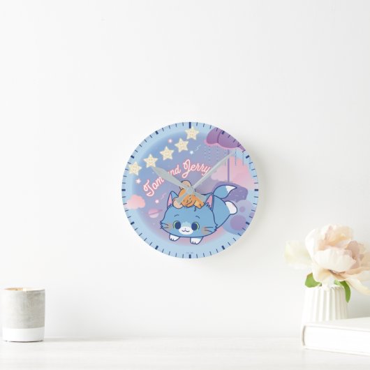 Horloge Ronde Anime Tom et Jerry Dreamy Nights (Maison)
