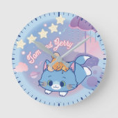 Horloge Ronde Anime Tom et Jerry Dreamy Nights (Recto)