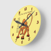 Horloge Ronde Année du singe (Angle)