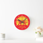 Horloge Ronde Année du tigre (Maison)