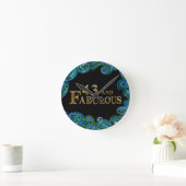 Horloge Ronde Anniversaire 43 ans (Maison)