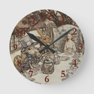 Horloge Ronde Anniversaire d'Alice Fête d'anniversaire sans occa