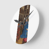 Horloge Ronde Annonce par Jan van Eyck (Angle)