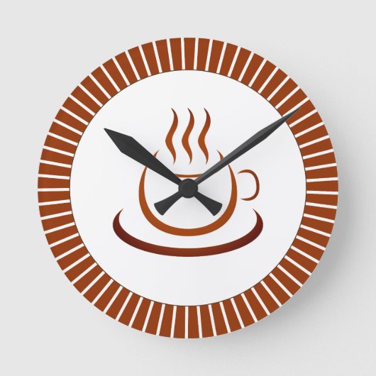Horloge Ronde Any Time Is Coffee Time (Recto)